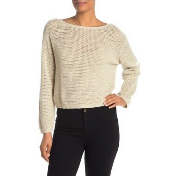 RDI Sweaters - NWT RDI Open Knit Boat Neck Sweater